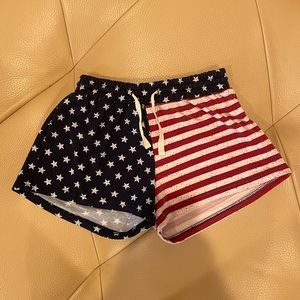 American flag shorts